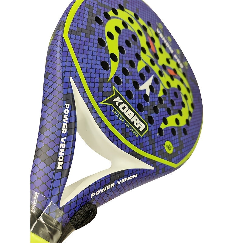 KOBRA VENOM PRO – Raqueta de pádel 12K Carbon para entrenamientos profesionales