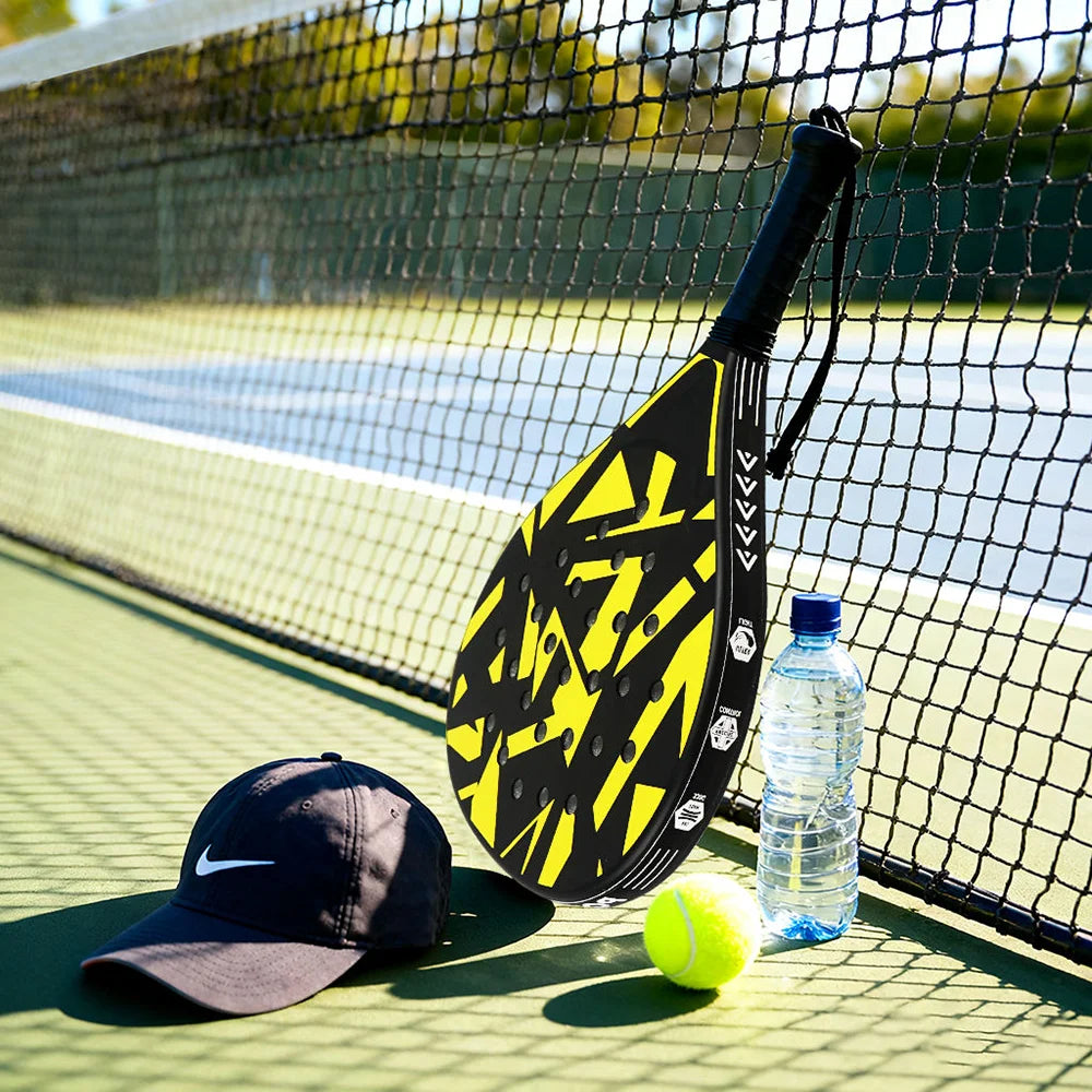 La mejor raqueta de padel para principiantes con paleta liviana EVA Softcore para controlar y precisión en la cancha de padel para niños y adultos