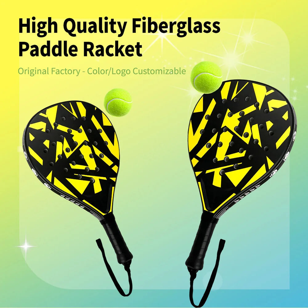 La mejor raqueta de padel para principiantes con paleta liviana EVA Softcore para controlar y precisión en la cancha de padel para niños y adultos