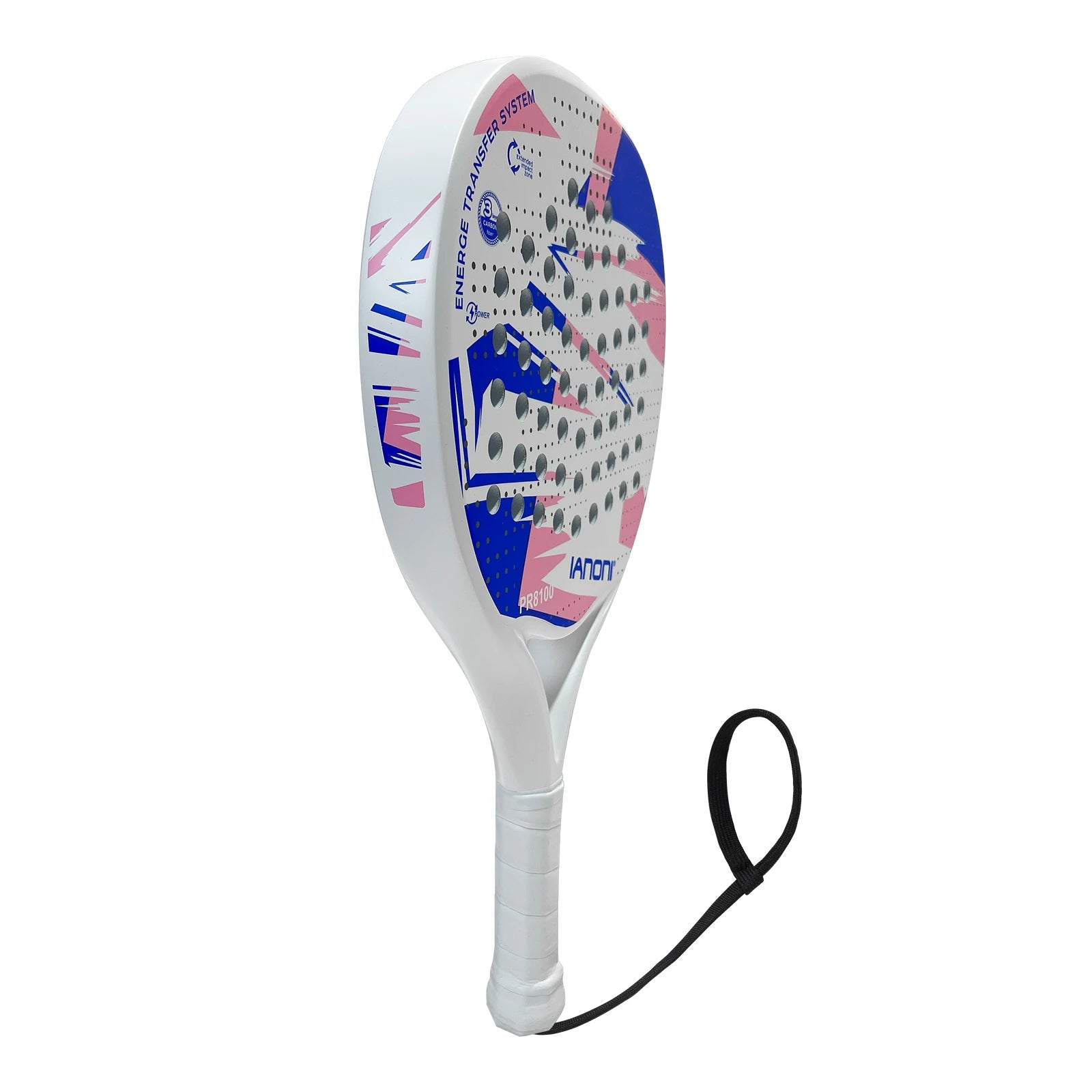Raqueta de padel Superficie de fibra de carbono con raqueta de padel liviana con núcleo de espuma flexible de memoria EVA
